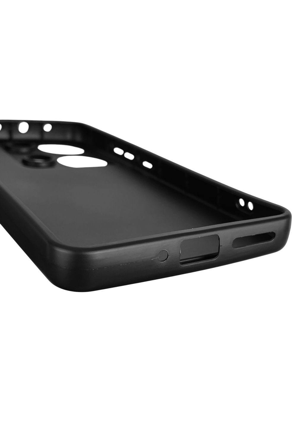 Чехол силиконовый Soft Touch для Poco M6 Pro 4G черный (Полная защита камеры) Xiaomi (366389783)