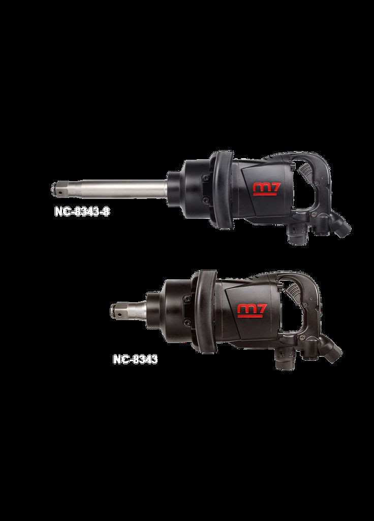 Пневмогайкокрут 1" 2221Нм, 3900об/мин удлиненный M7 (351361690)