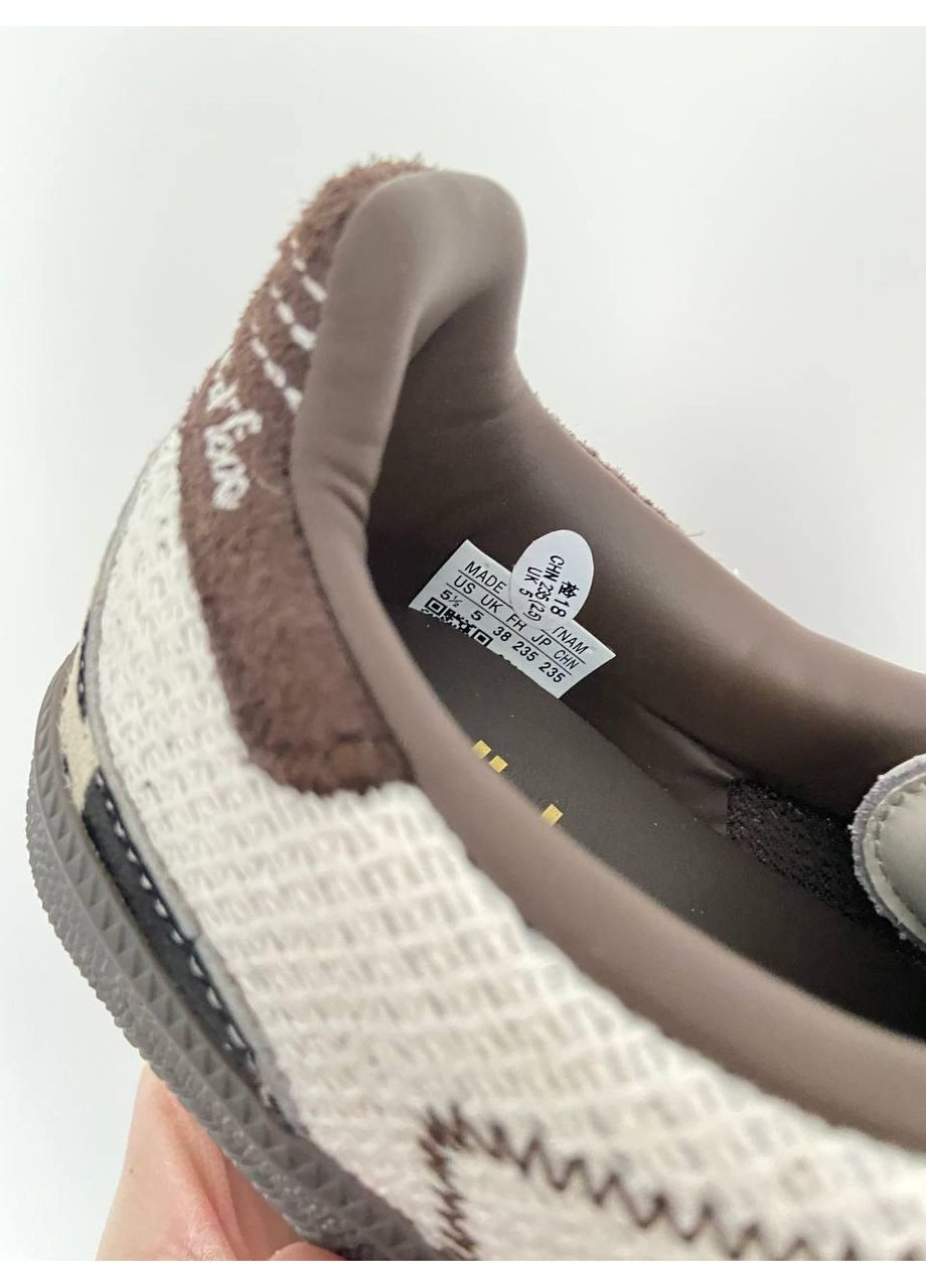 КРОСІВКИ ЖІНОЧІ ADIDAS SAMBA X NOTITLE OG COW PRINT АДІДАС САМБА No Brand білі демісезони (367177090)