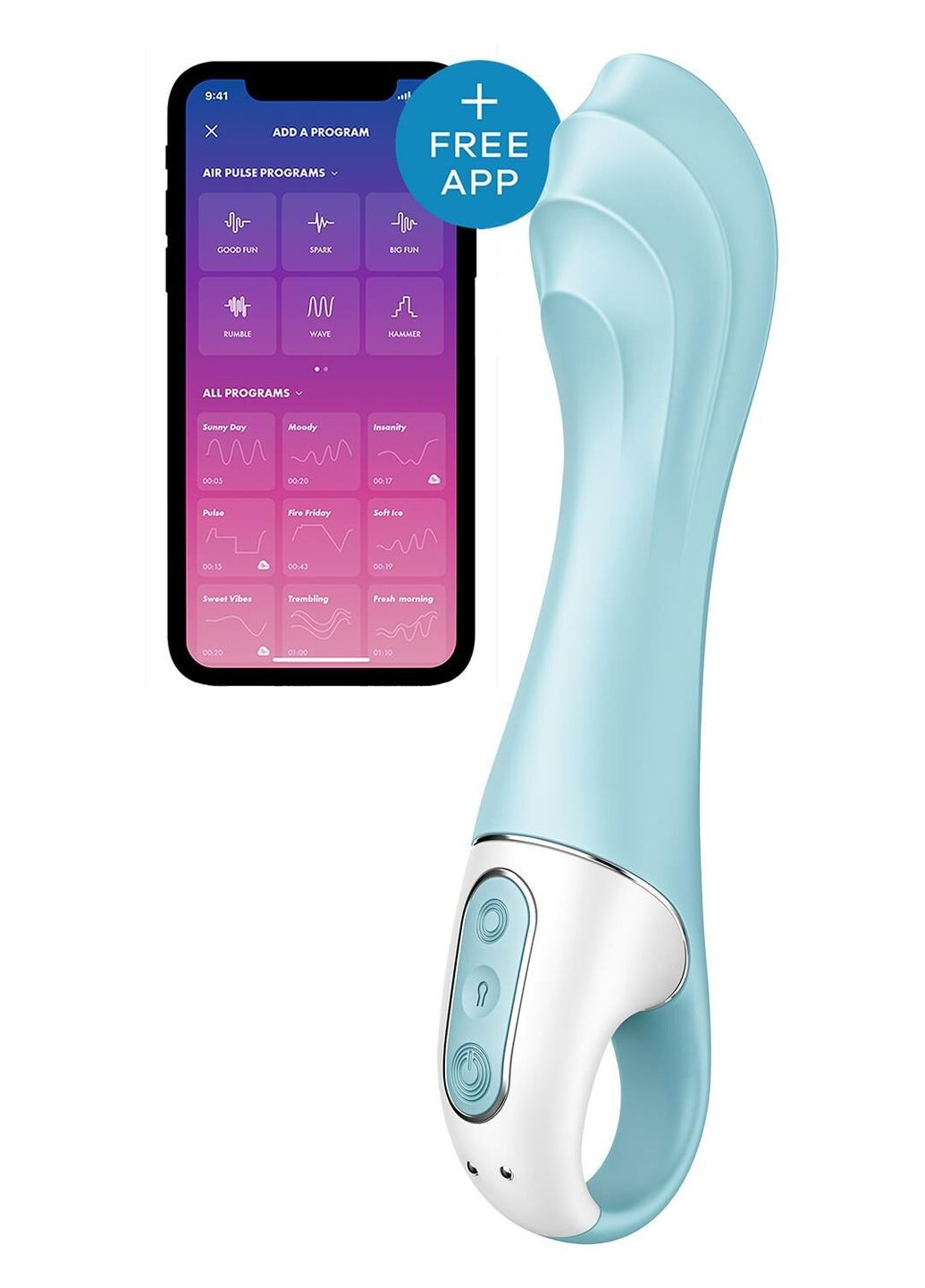 Смарт-вібратор точки G Air Pump Vibrator 5+, надувається Satisfyer (335391705)