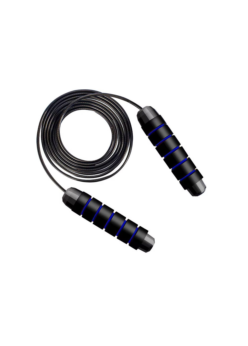 Скакалка швидкісна для кросфіту Speed Rope Classic XR-0147 Black/Blue Cornix (320208059)