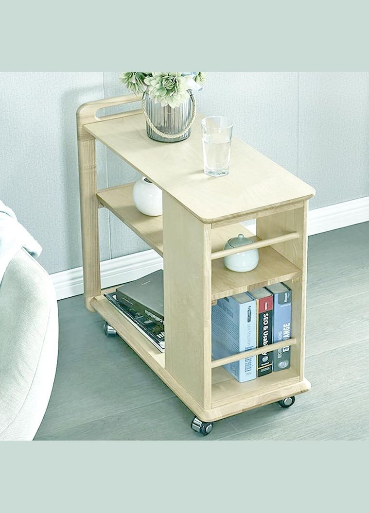 Сервірувальний столик з дерева Ельсборг бланже (ЄТК-003701) No Brand (327869670)