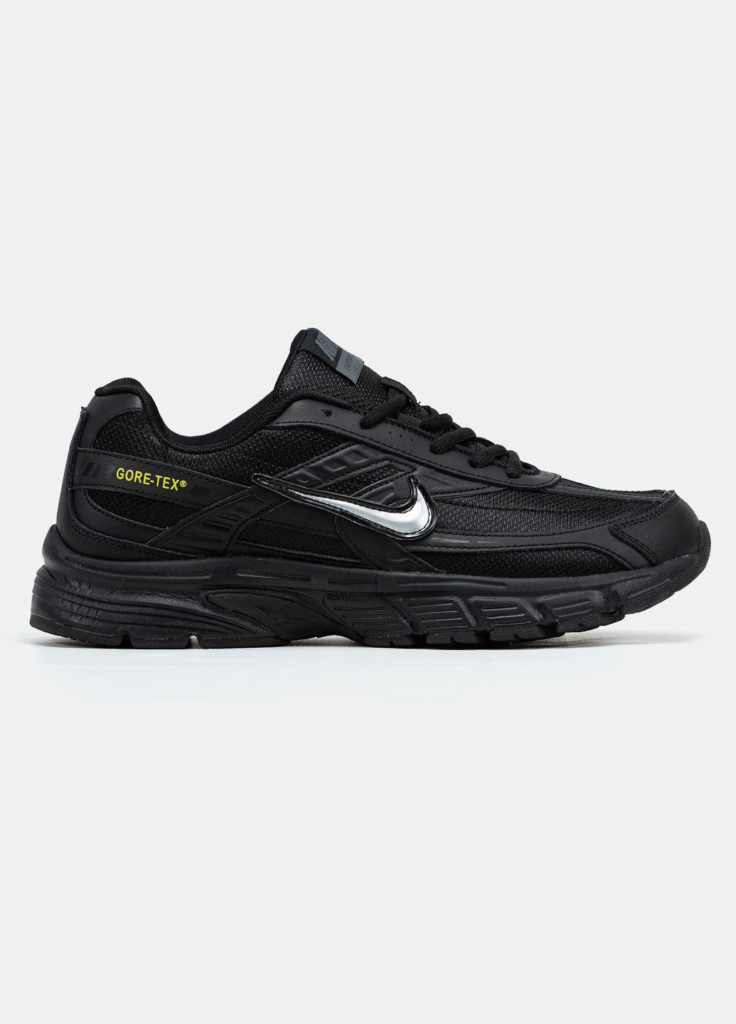 Чорні Осінні кросівки чоловічі nike p-6000 gore-tex black termo | найк р-6000 чорні No Brand