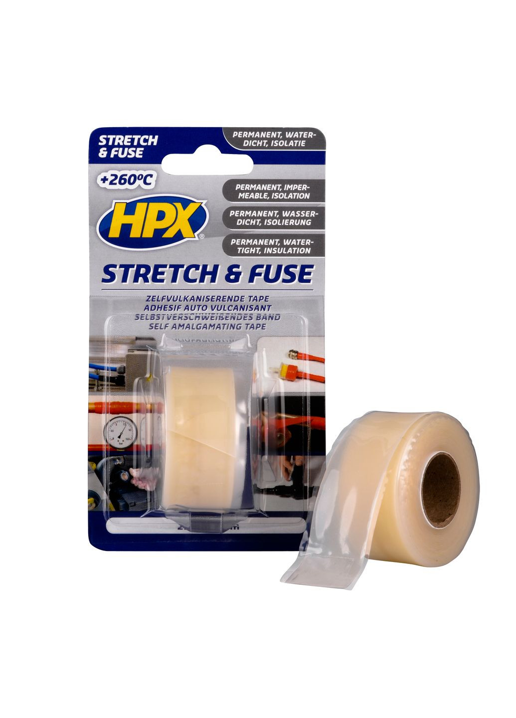 Стрічка вулканізуюча силіконова HPX Stretch & Fuse CLEAR No Brand (315881605)