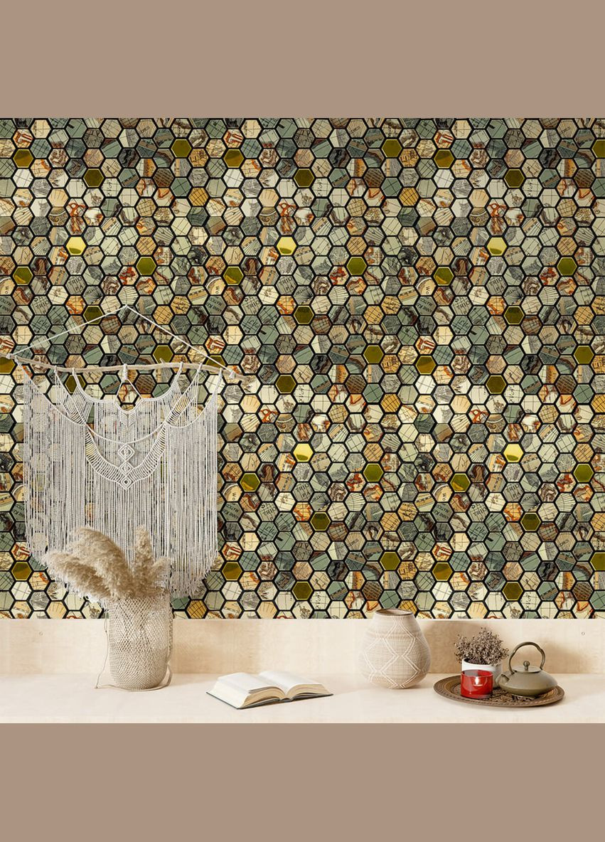 Самоклеюча алюмінієва плитка 300х300х3мм SW-00001934 No Brand (328579070)