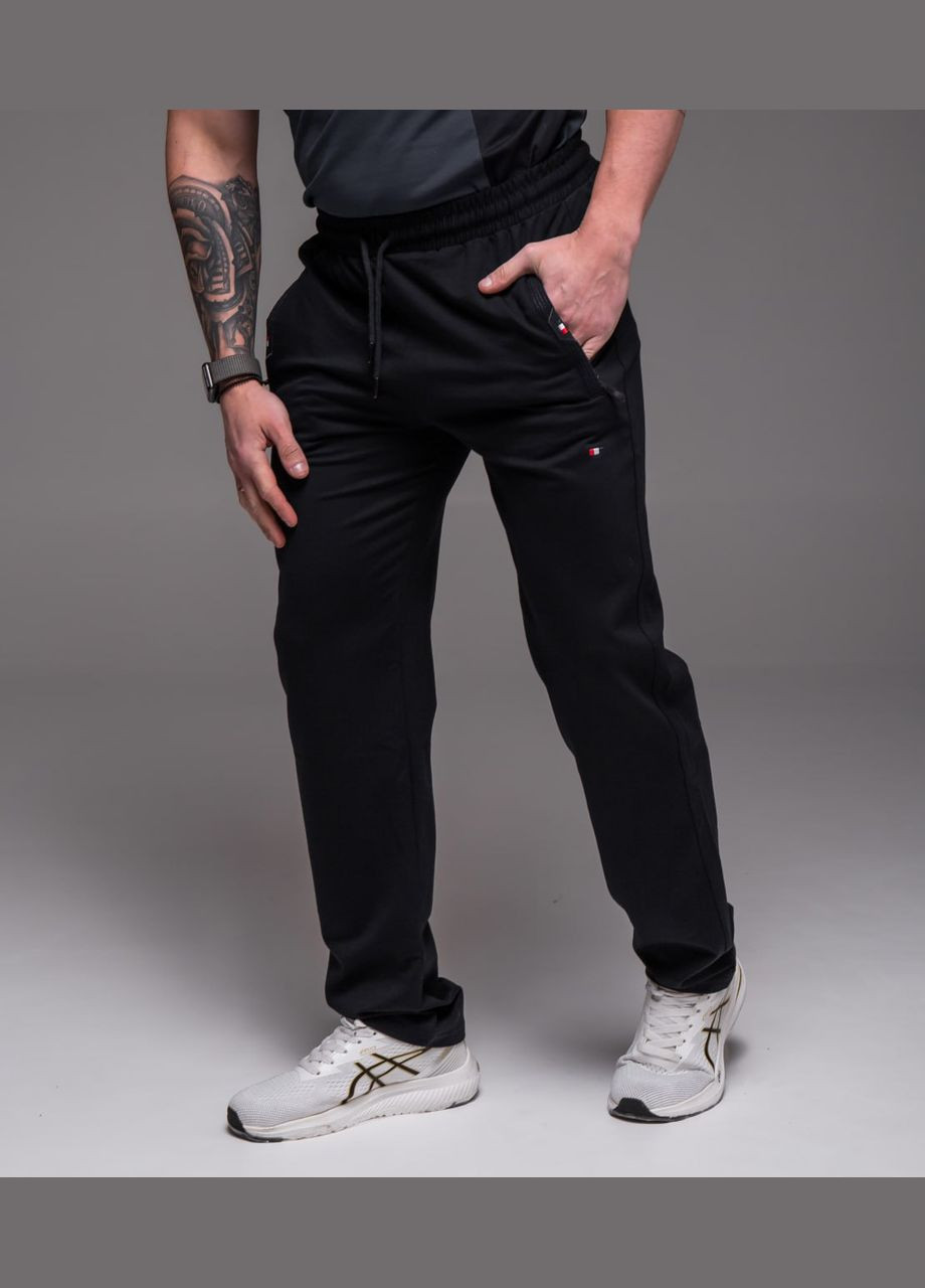 Спортивні штани прямі з лого Tommy Vakko (323444760)