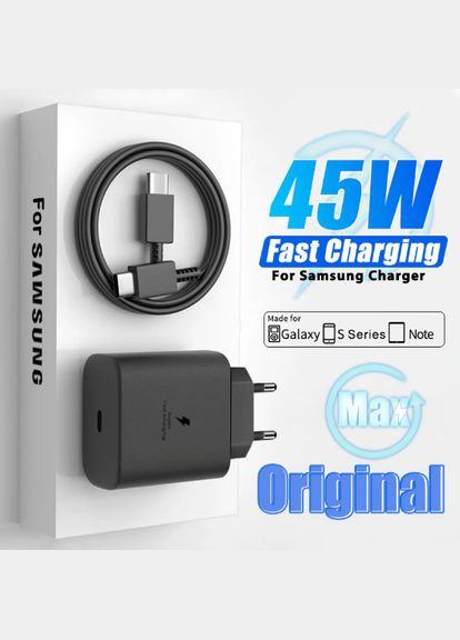 Зарядное устройство для Samsung 45 Вт Usb Type C Pd PPS Быстрая зарядка Fukabo (297869176)