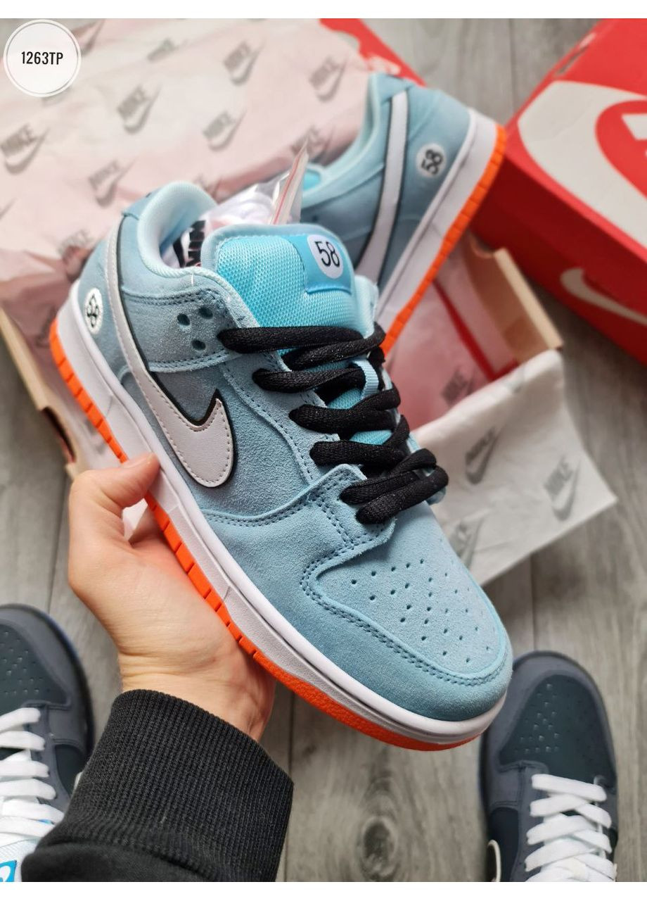Цветные демисезонные кроссовки мужские nike sb dunk low club 58 gulf найк сб данк No Brand