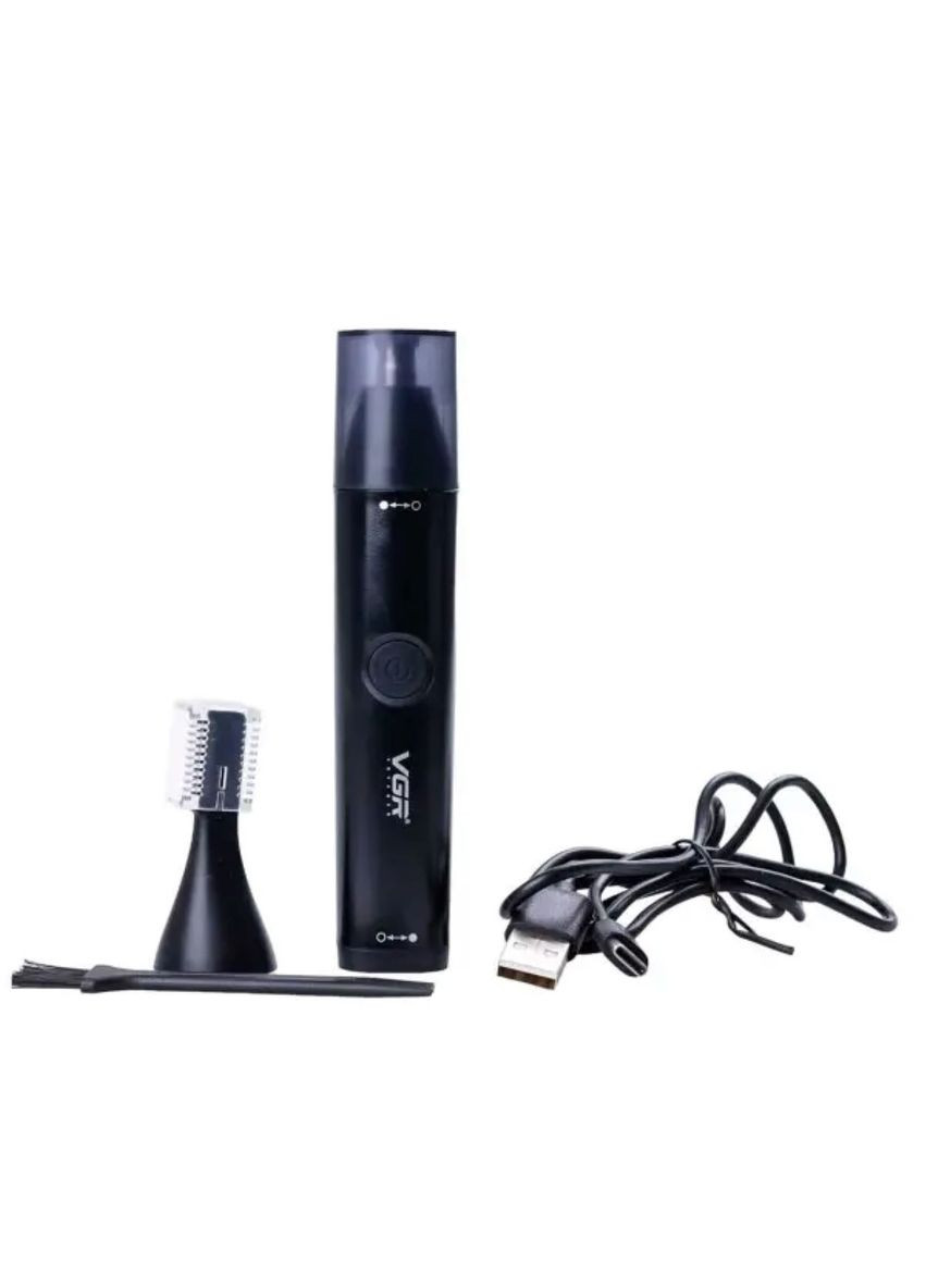 Тример для носата вух V-613 акумуляторний 5 Вт з насадками VGR (331785106)