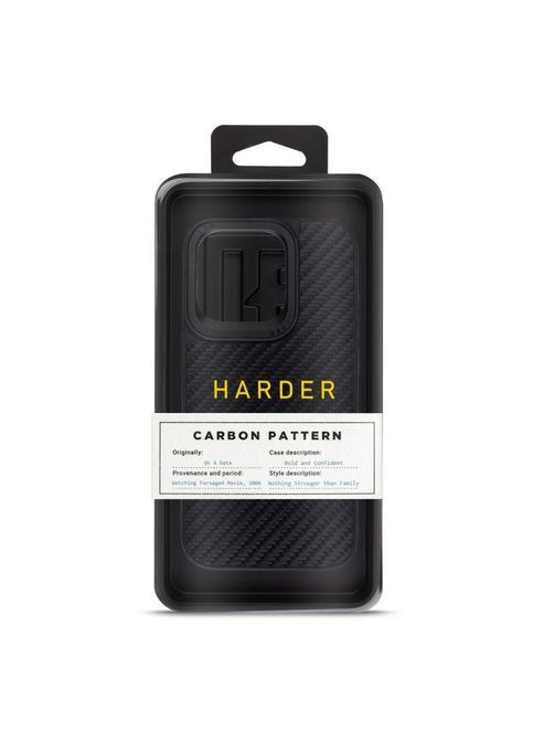 Чехол для мобильного телефона (ARM76777) Harder Carbon Pattern Apple iPhone 15 Pro Black (326588543)
