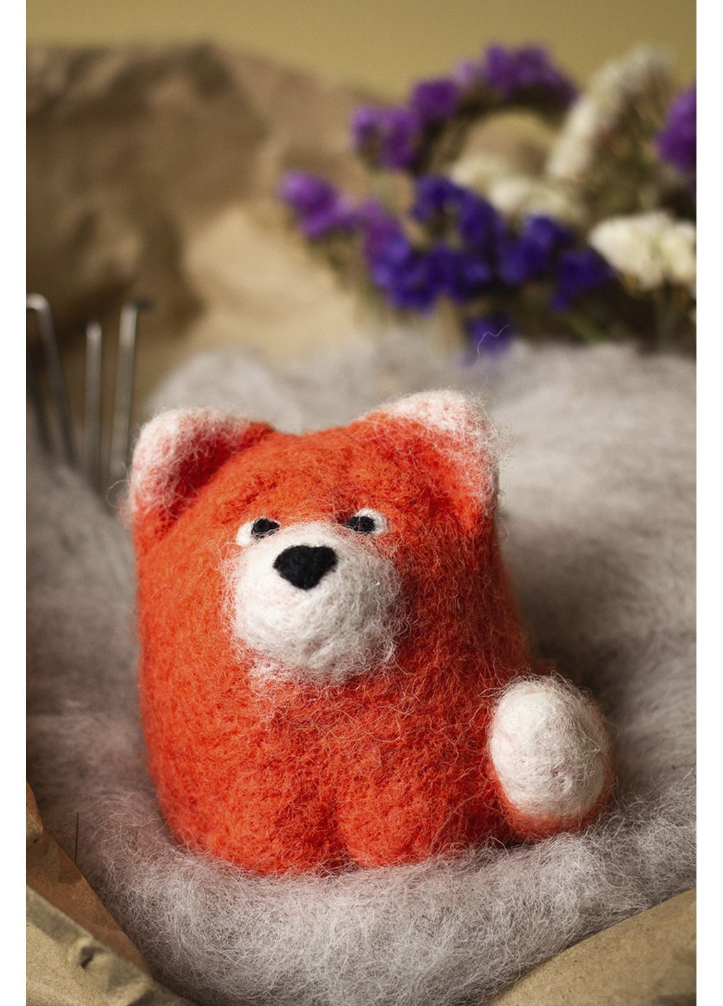 Набор для творчества "Валяние "Лисенок" цвет разноцветный ЦБ-00287095 УМНЯШКА (370949306)