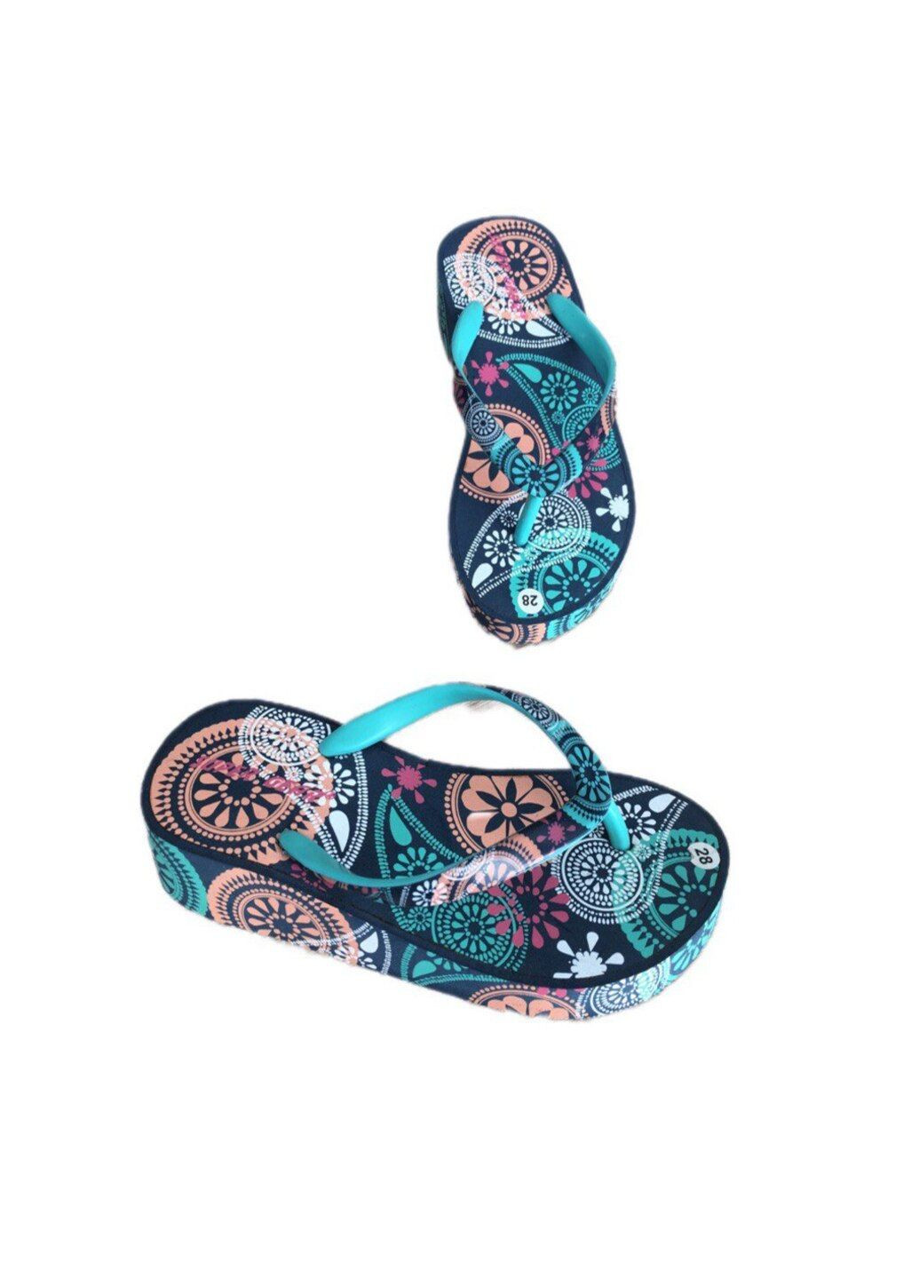 Зеленые шлопки вьетнамки Модняшки