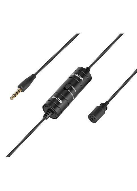 Микрофон петличный для телефона камеры 3.5мм 6м BYM1S Boya (316092793)