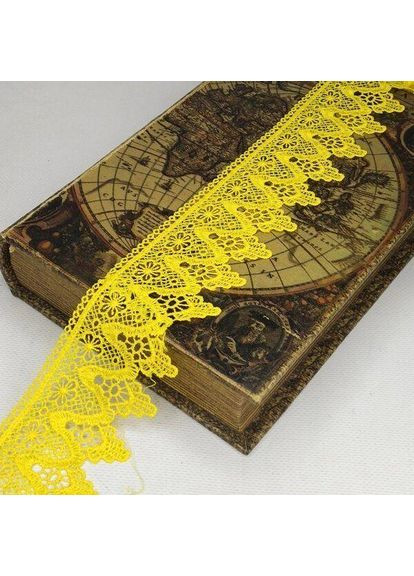 Кружево макраме 6CM (13 м) Цвет-желтый (729-51-132) Plus-plus (352744566)