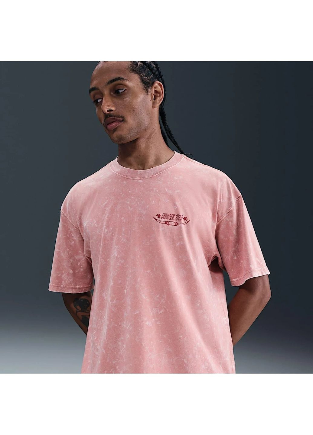 Персикова футболка чоловіча sb western bee peach Nike