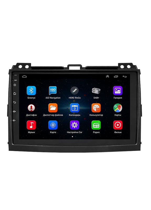 Штатна магнітола 9" для Lexus GX I 2002-2009 1/16Gb Wi-Fi GPS Base Лексус 3 шт. Lesko (336194679)