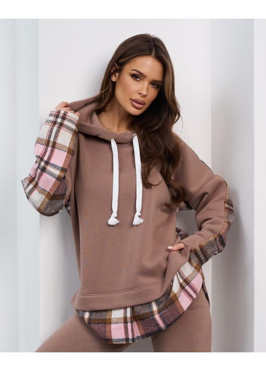 Костюм із трикотажу на флісі з байковою вставкою ISSA PLUS (372053156)