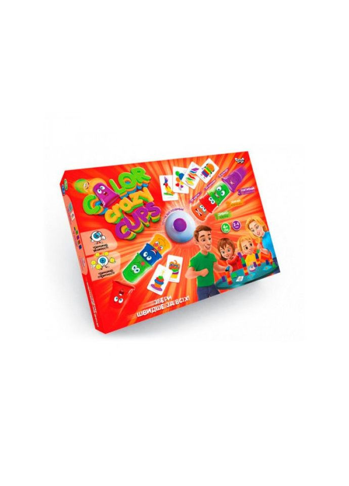 Настольная развлекательная игра Color Crazy Cups (укр.) Danko Toys (293056404)