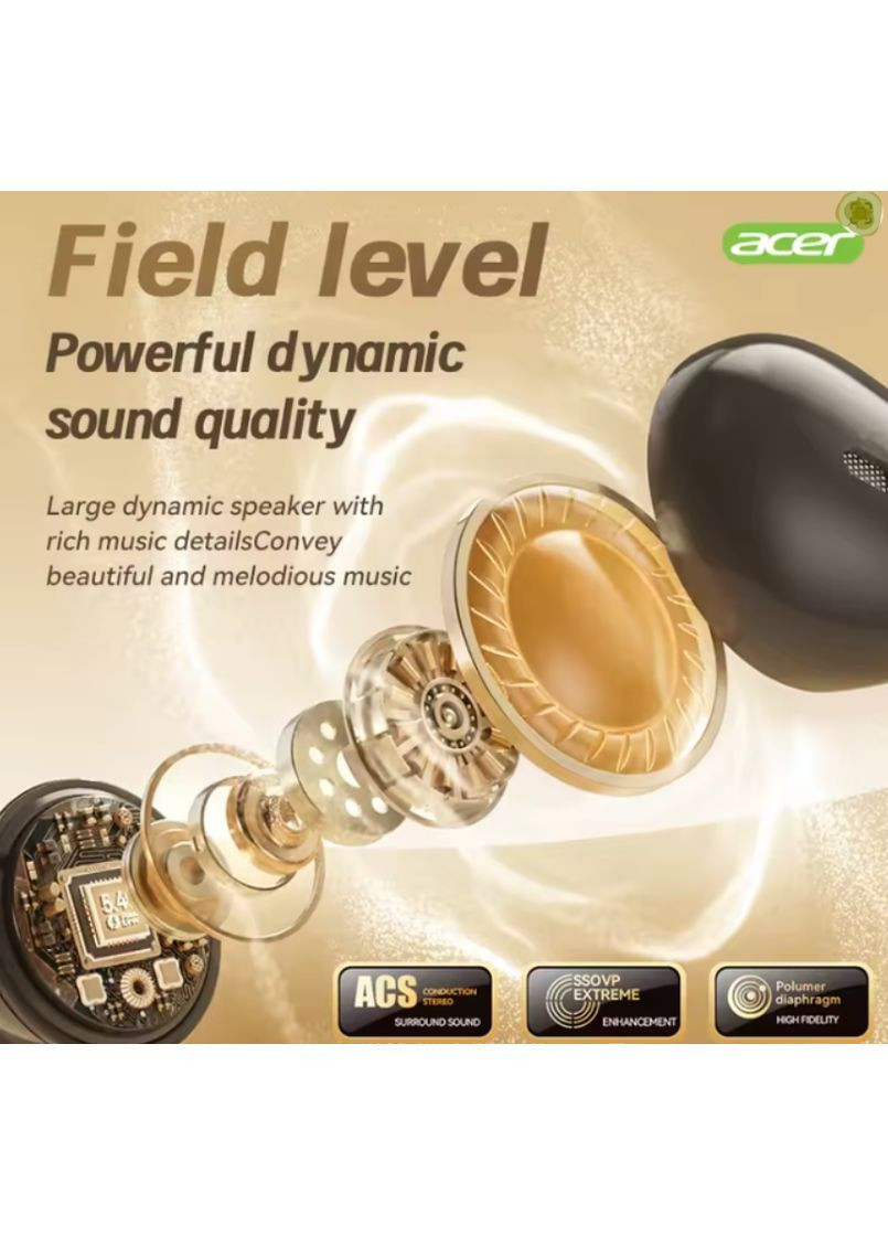 Навушники бездротові HIFI Bluetooth 5.2 Acer (369728220)