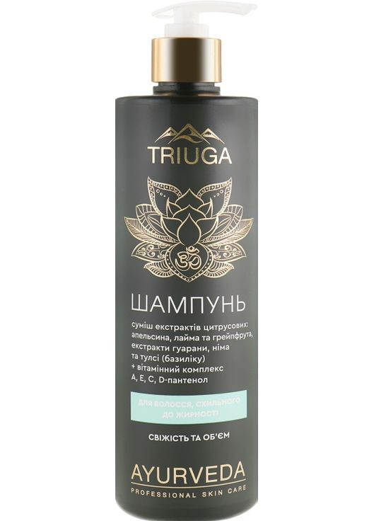 Шампунь для волос, склонных к жирности "Свежесть и объем" 500ml (765608-31017454) Triuga (368634871)