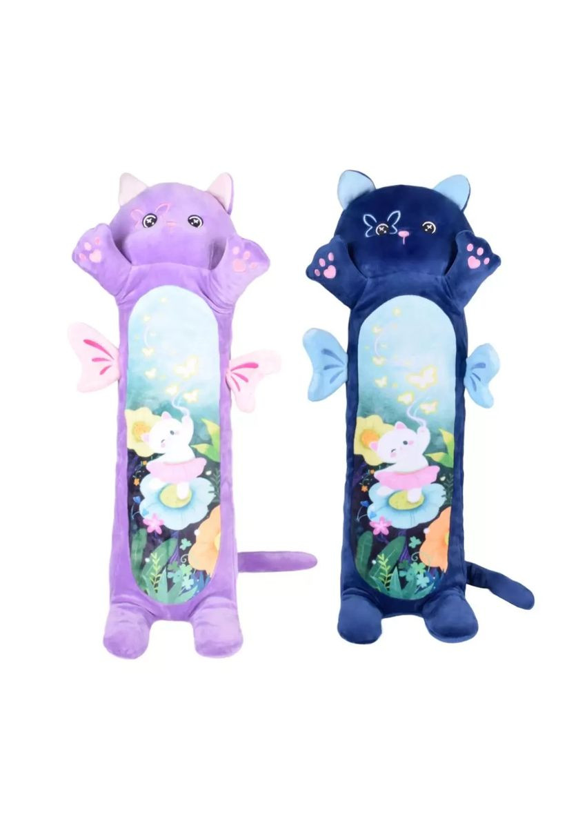 М'яка іграшка подушка кіт батон 80 см HKF2202 в асортименті 2 кольори No Brand (362438458)