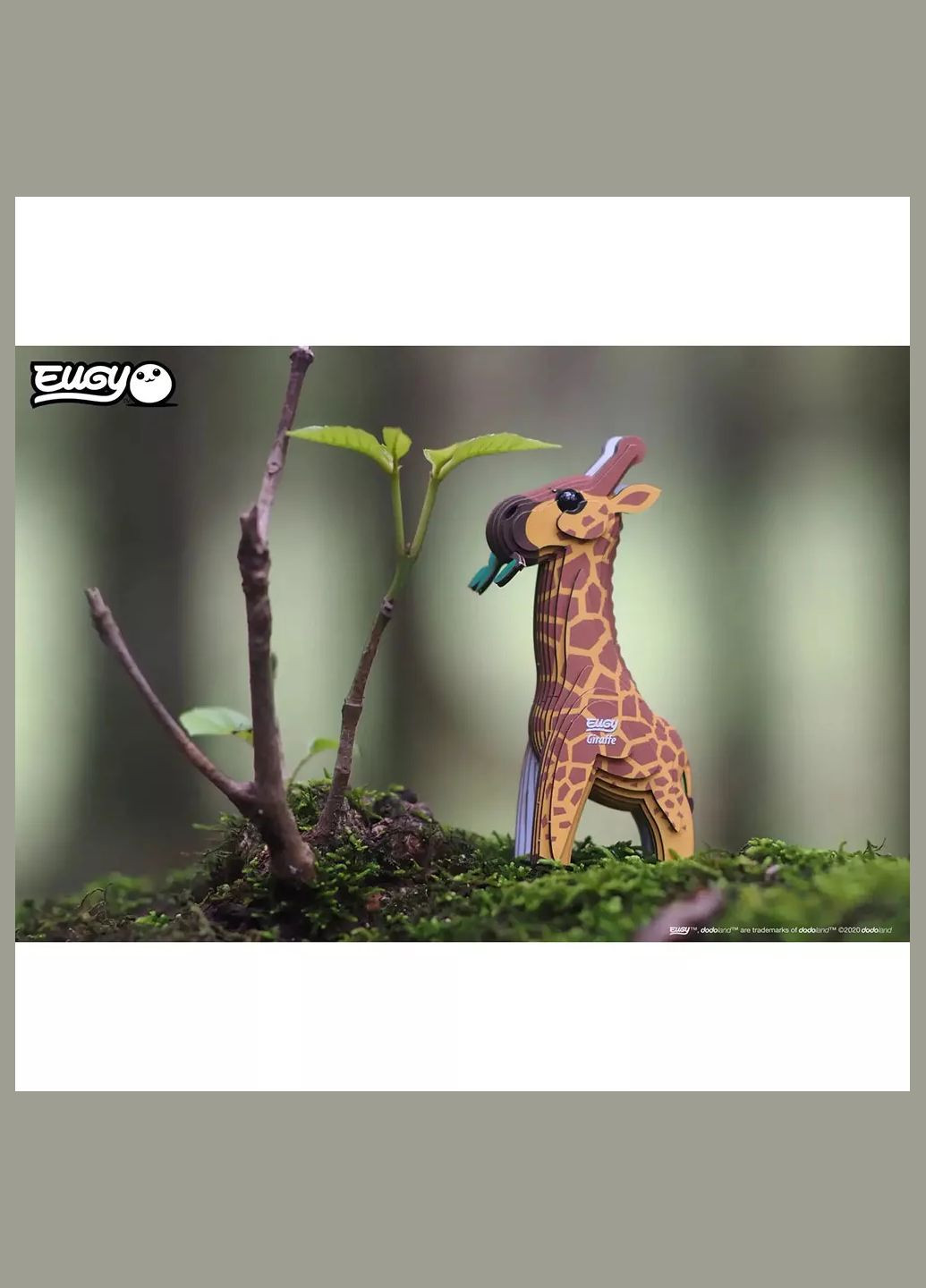 Сборная 3D модель Зоопарк Жираф (XEG-009) Eugy (333251897)