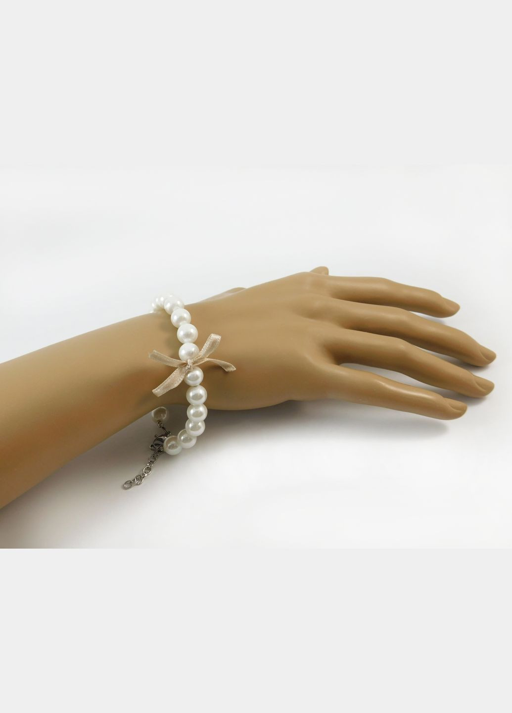 Браслет "Рожевий бантік" Майорк 17 Fursa fashion (322313224)