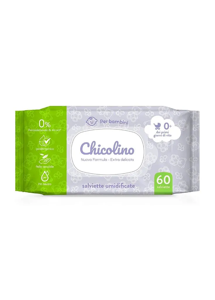 Детские влажные салфетки с первых дней жизни 60 шт (4823098411765) Chicolino (400414875)
