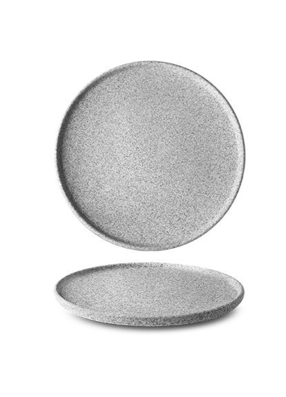 Тарілка (G1Q2126) G.Benedikt Granit без глазурування 26 см Світло-сірий (366650816)