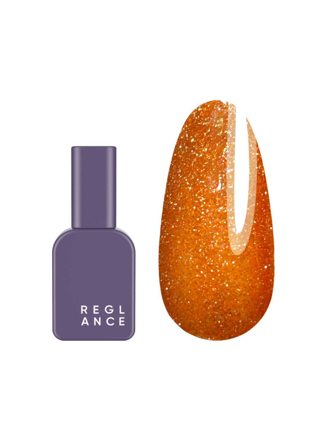 Світловідбиваючий гель-лак для нігтів Platinum 802 “Sedona”, 12 мл Reglance (303137109)