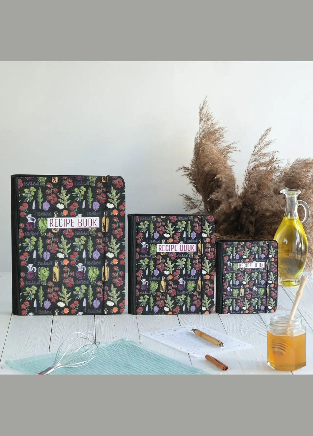 Книга для записів кулінарних рецептів "Recipe book" А6 16,5х13см (NB-111-3) HM furnitura (365248815)