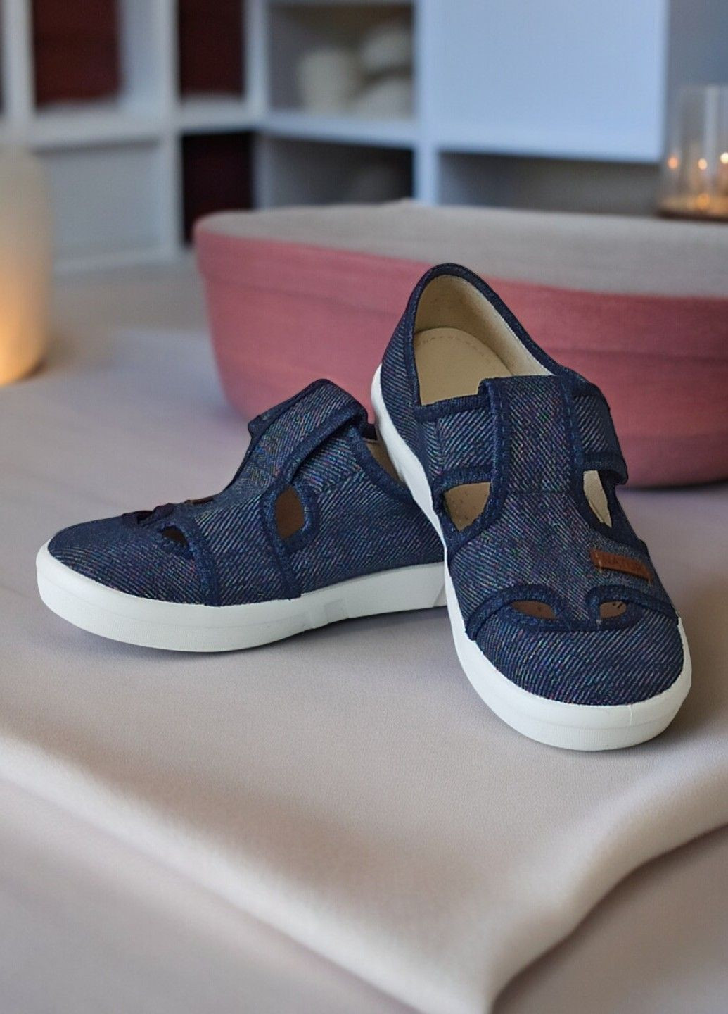 Дитячі ортопедичні тапочки капчики на змінку у садок школу для хлопчика Natur Waldi (325422990)