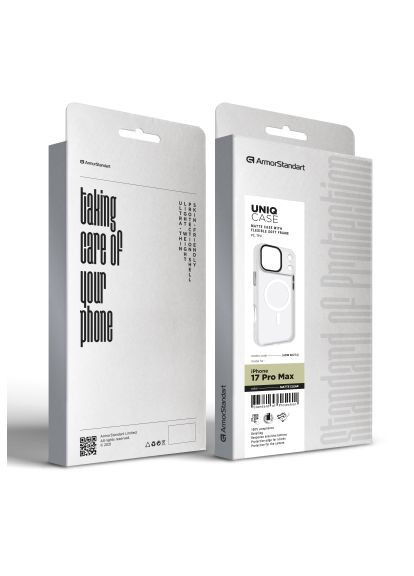 Чехол для мобильного телефона (ARM86274) ArmorStandart Uniq MagCase Apple iPhone 17 Pro Max Matte Clear (366258560)