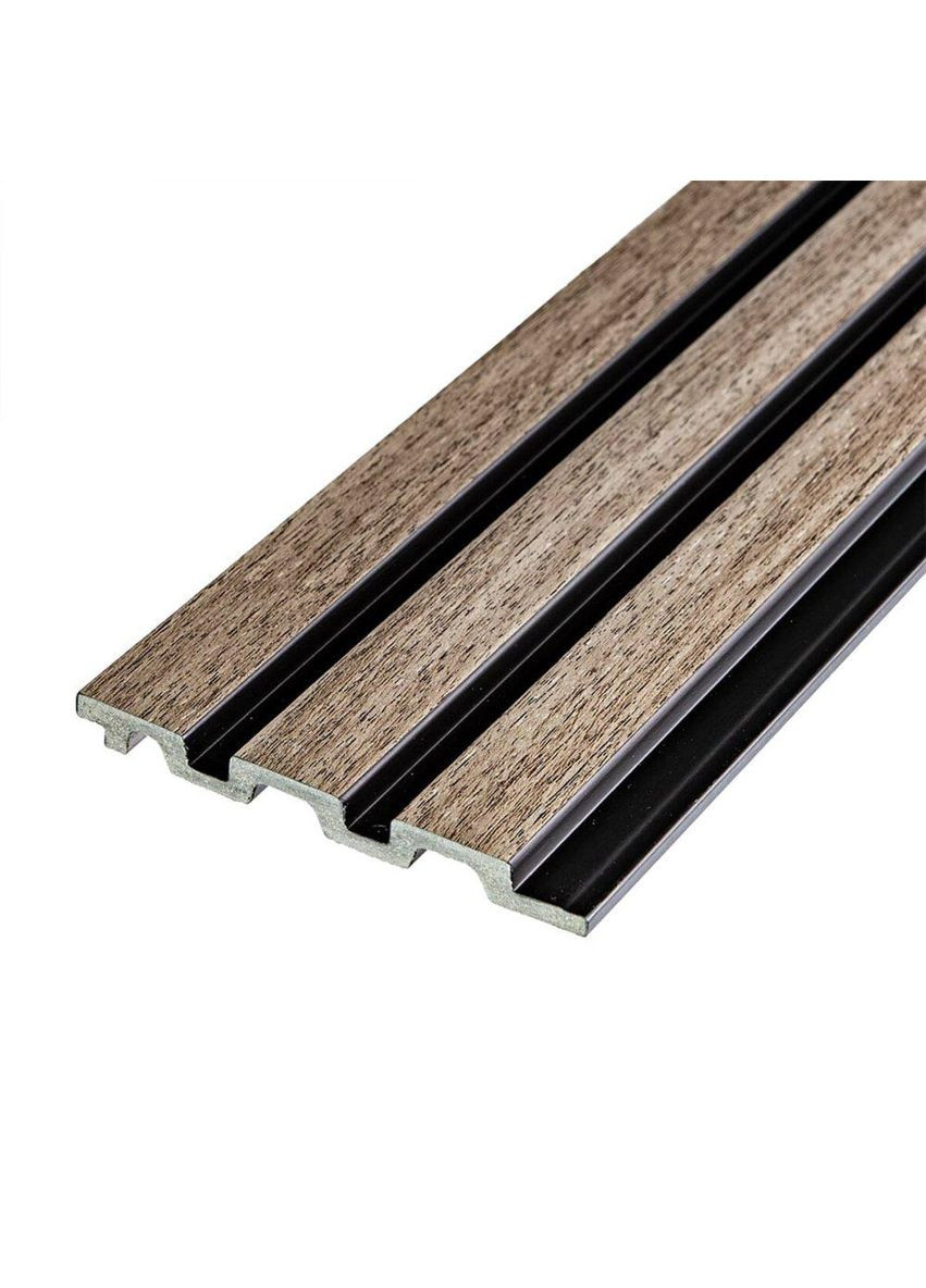 Рельс декоративный PS серо-коричневый 2900х120х12мм SW-00001744 Sticker Wall (330018184)