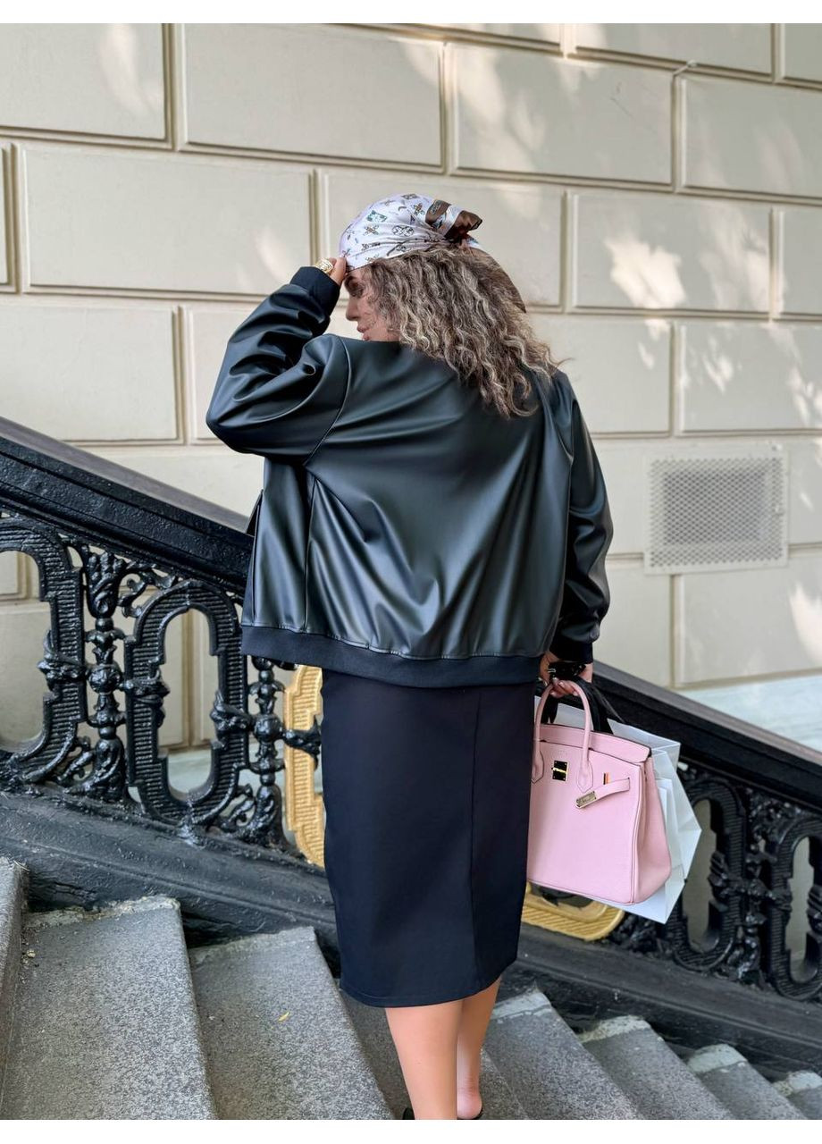 Бомбер женский Гермес на кнопках (352711569)