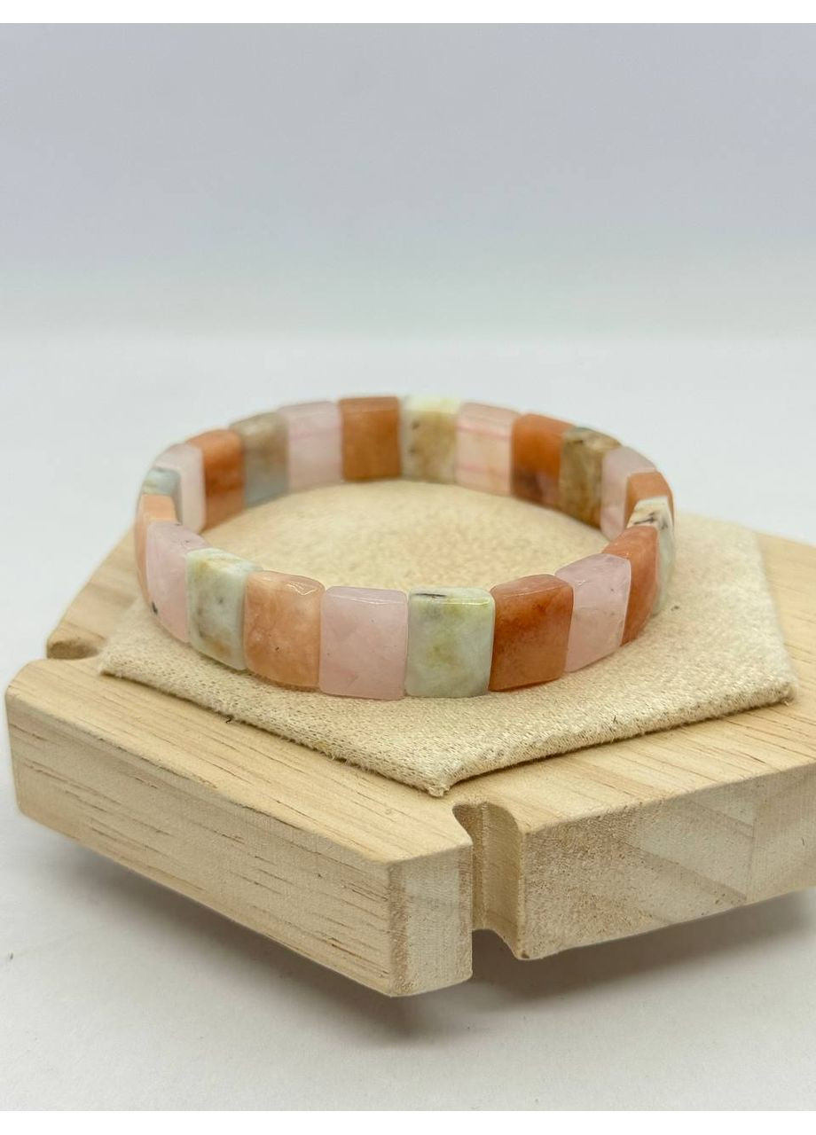 Браслет з морганіту 12*9 мм 20 см Комбінований No Brand (372468020)