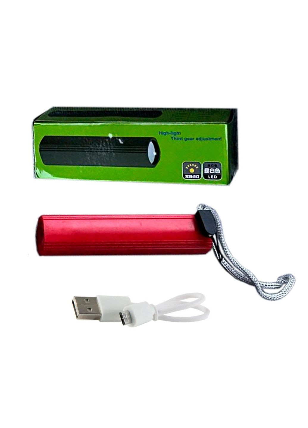 Карманный ручной аккумуляторный фонарь BL-148 мини фонарик 1LED USB WD (297331775)