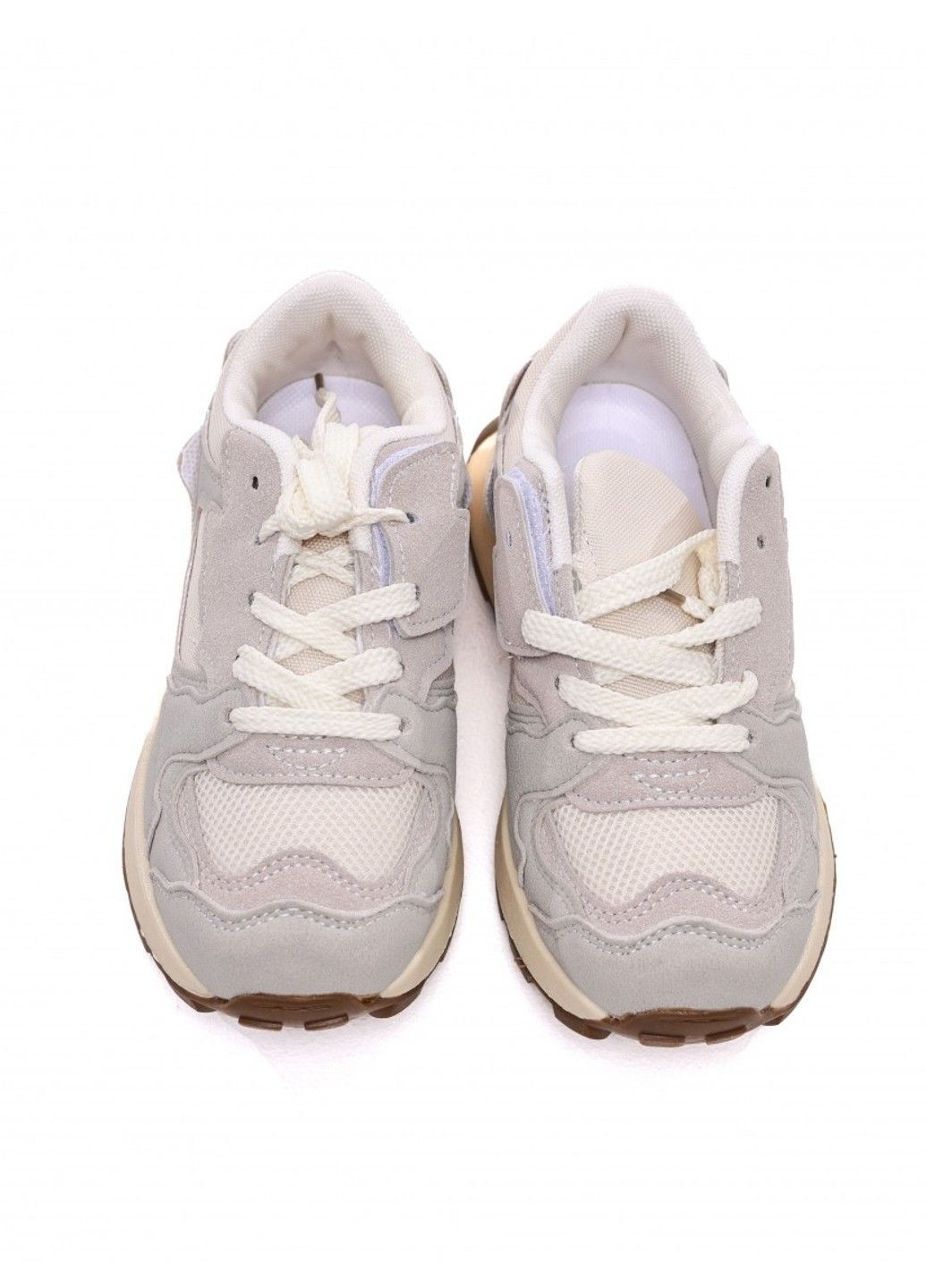 Бежевые кроссовки детские унисекс Moli