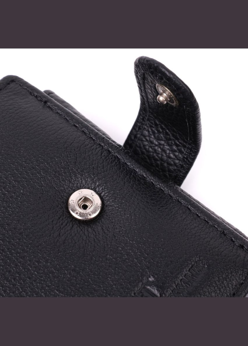 Бумажник для документов и карт с монетницей из кожи мужской черный (sku_22480) No Brand (327820084)