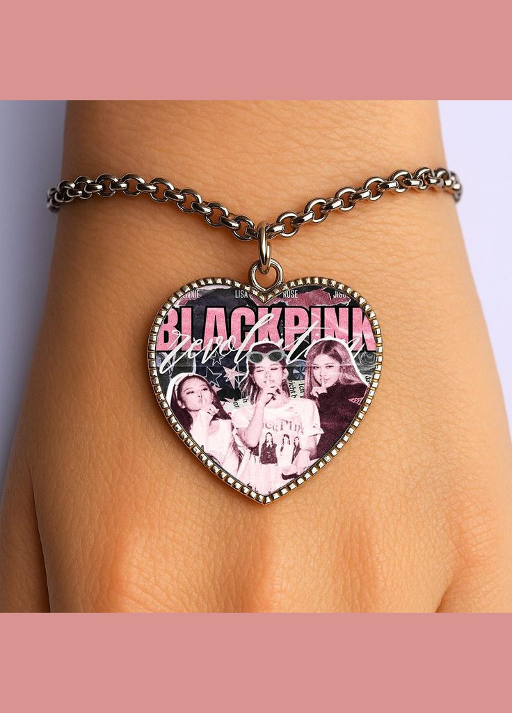 Браслет k pop BLACKPINK #007 (сердце) No Brand (329331626)