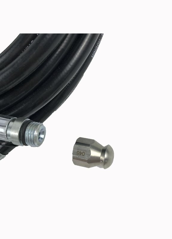 Шланг чистки труб канализации 30 метров для моек KARCHER КЕРХЕР, MAkita, BOSCH и др. моек АВД Parkside (322623811)