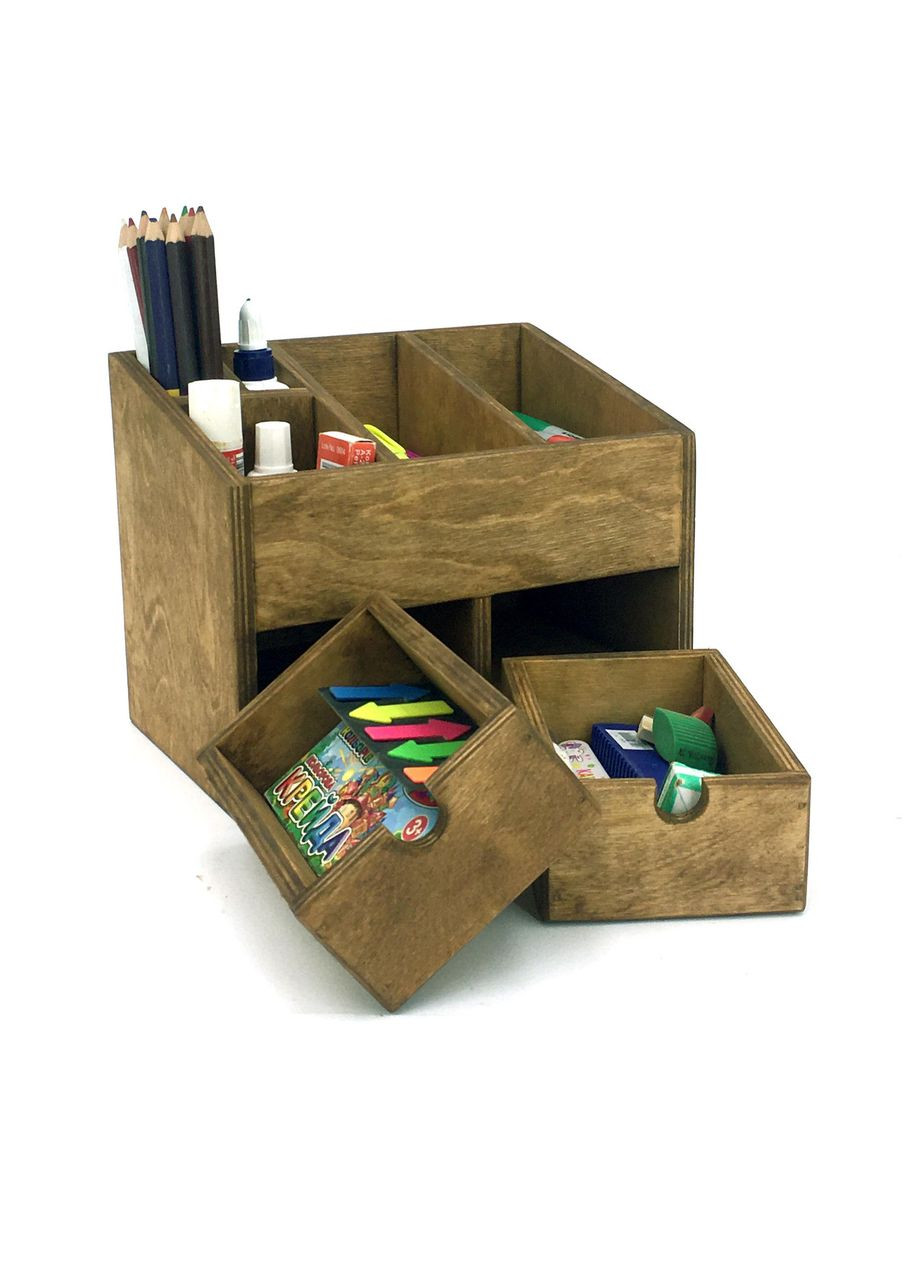 Настольный органайзер из дерева Мелроз мускат (КНЦ-006907) No Brand (328228002)