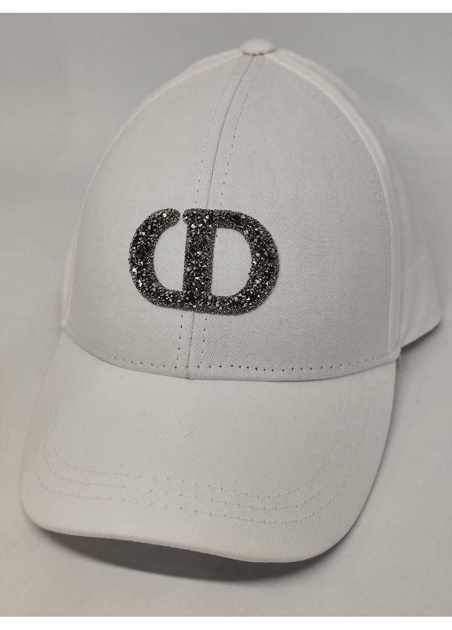 Бейсболка женская из коттона, спортивная кепка, с надписью из страз No Brand 1 (350313642)