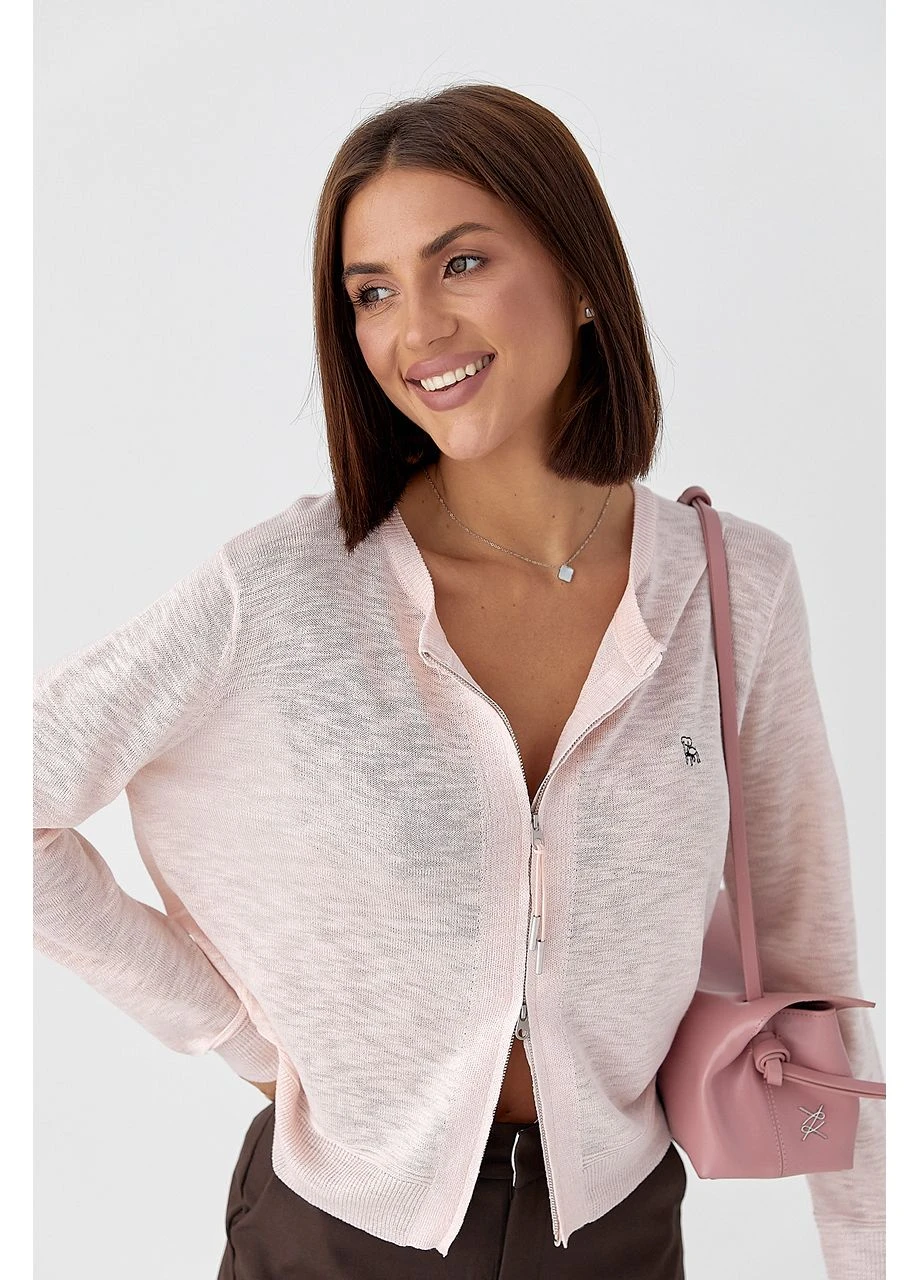 Бежевый демисезонный кардиган Lurex