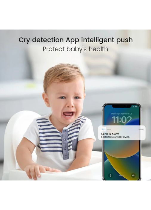 Видеоняня универсальная Smart IP-камера, с функцией двусторонней связи, Wi-Fi Mommy Bag (357494796)