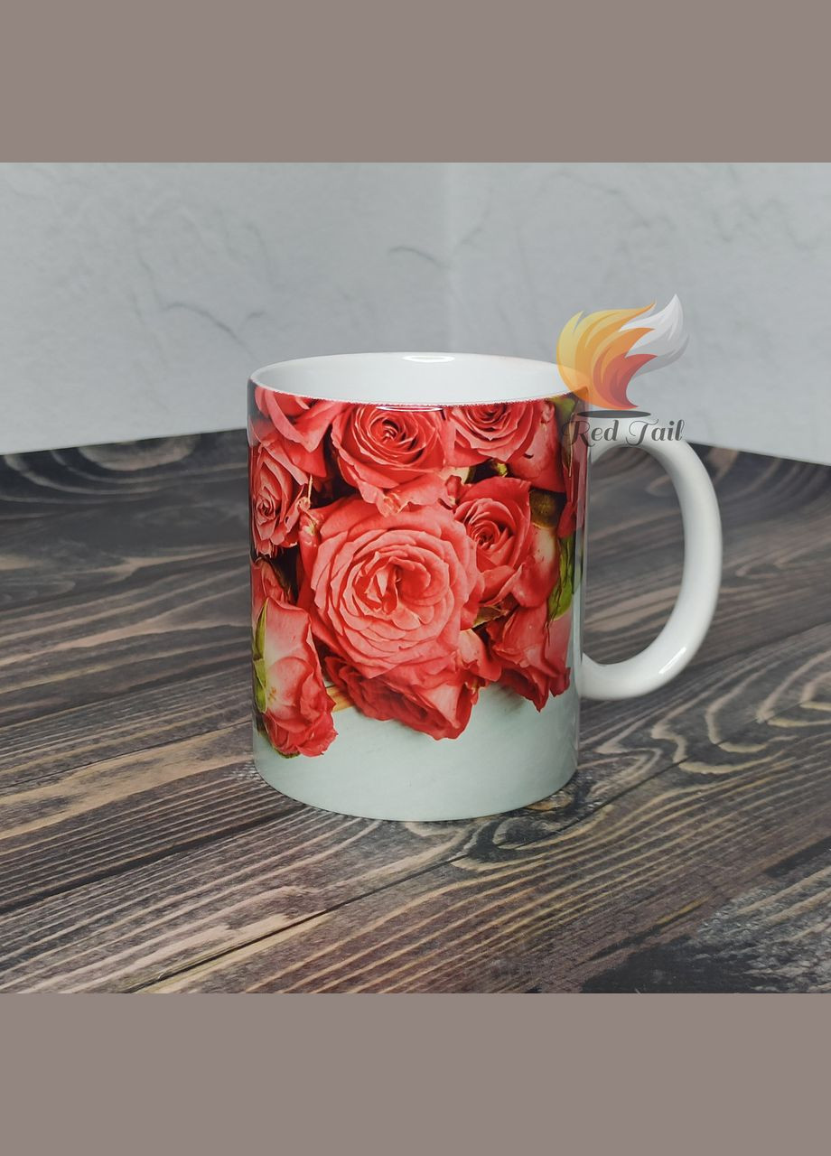 Чашка подарункова "Коханій дружині" 330 мл біла No Brand (328439512)