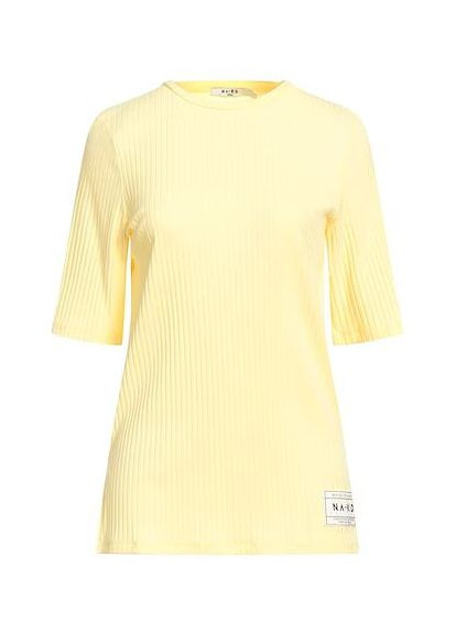 Світло-жовта футболка,світло-жовтий, NA-KD