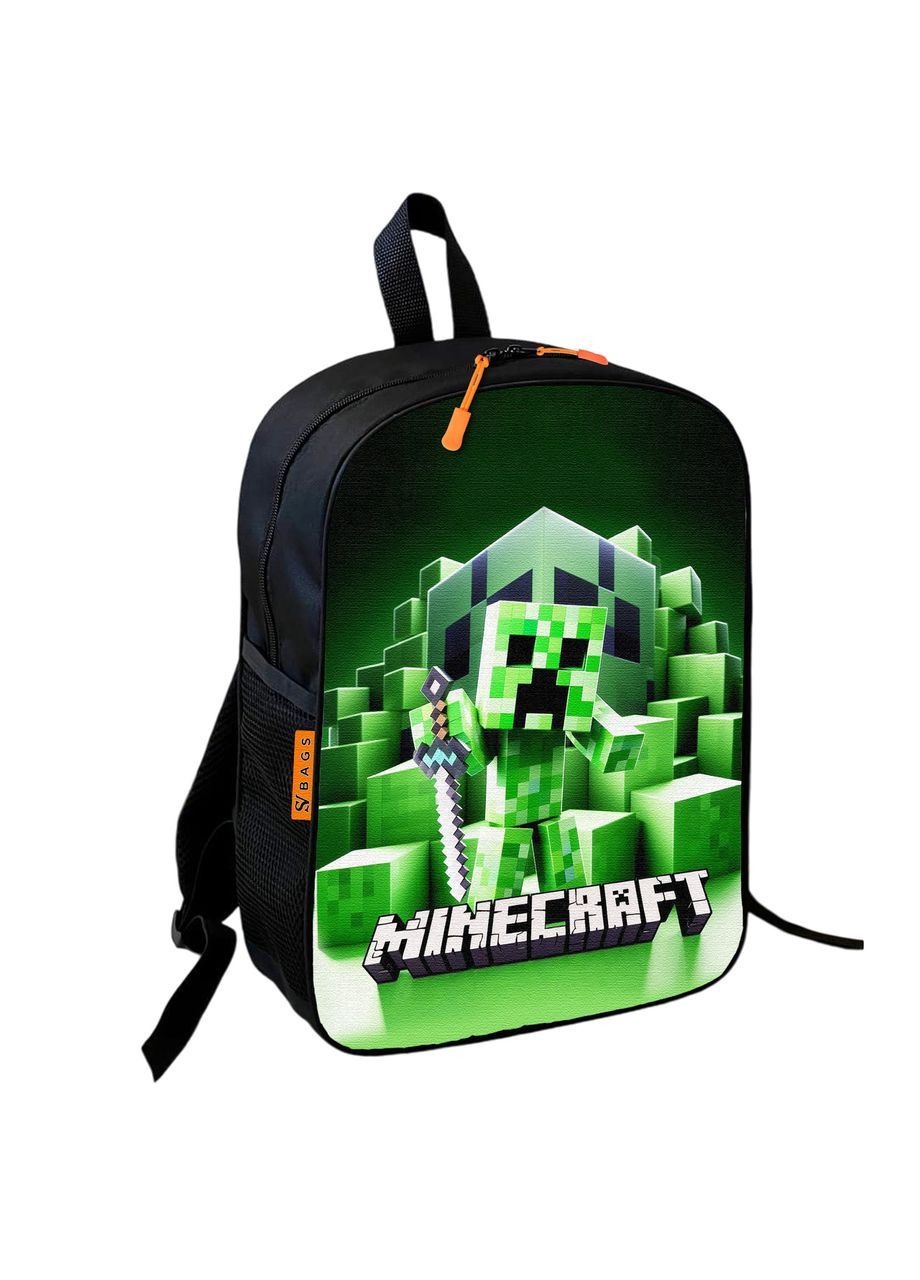 Рюкзак шкільний дитячий Майнкрафт Кріпер «Minecraft» 36х27 см для хлопчика (0431) No Brand (307810105)