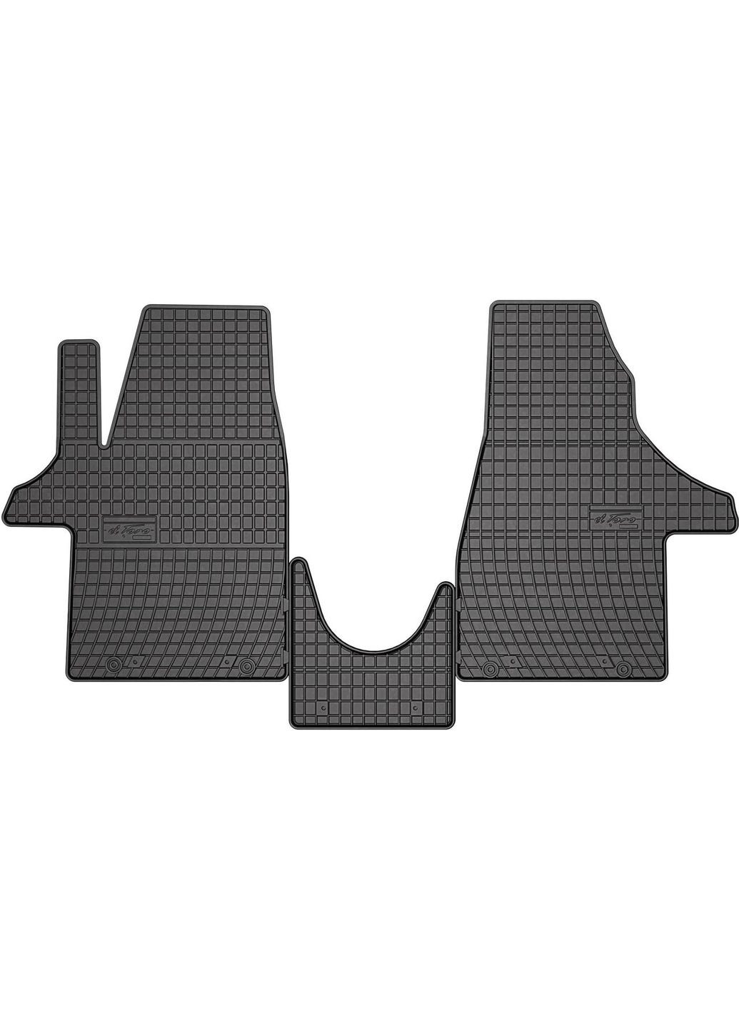 Гумові килимки El Toro для Volkswagen Transporter (T6) 2020-2024 (1 ряд) (FG ET445536) Frogum (361241033)
