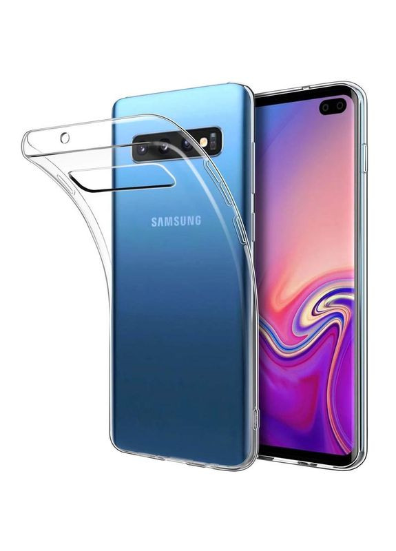 Тонкий силіконовий чохол для Galaxy S10 Plus прозорий Samsung (322211515)